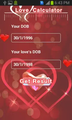 Love Calculator android App screenshot 1